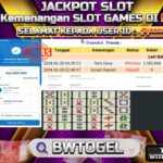 BUKTI JACKPOT SLOT MANIA MAHJONG TERPERCAYA DI INDONESIA TGL 28-06-2024